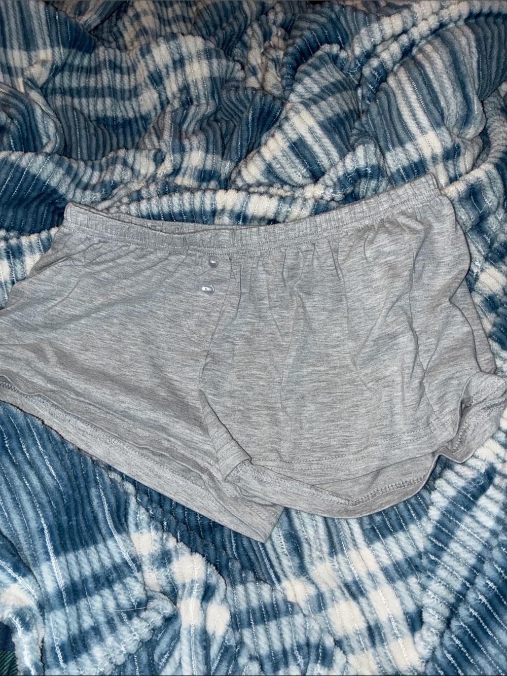 Woman Classic Cotton Blend Boxer Briefs - Grey
